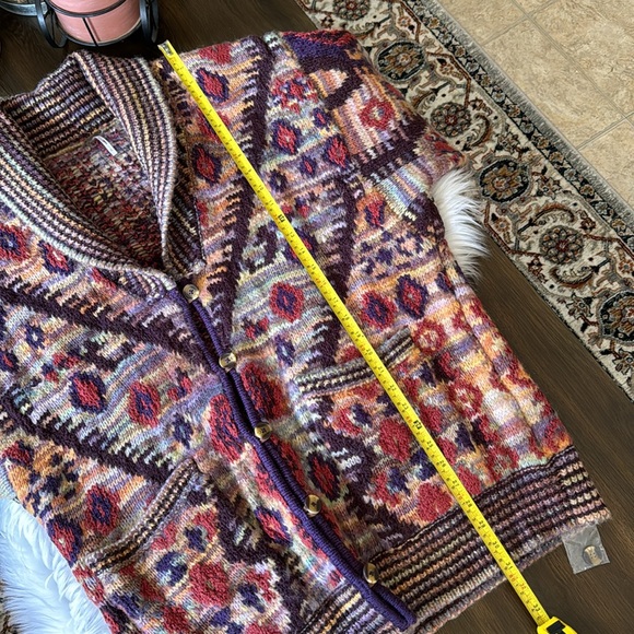 Free People Home On The Range Cardi Size M - Picture 11 of 14